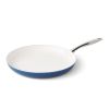 Harlow 12" Ceramic Non-Stick Fry Pan, Denim Blue