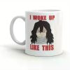 Aizawa Shouta Eraserhead''I woke up like this'' Chibi B/MHA. 11 Oz Ceramic Coffee Mugs With C-