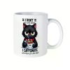 Charming Coffee Cat Ceramic Cup 11 Ounces, Ideal for Hot And Cold Drinks, Office Home And Special Occasions