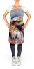 Eagle Apron Cooking Kitchen Server Baking Crafts Gardening for Adult Women Men, Unisex, Large, Multicolor