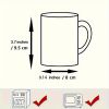 11oz Funny Hookah Coffee Mug with "Where's My Hose?" Design – White Ceramic Smoking Accessory Gift for Bars,