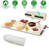 Silicone Food Warming Mat With 9 Temperature Levels 6Hrs Timer Child Lock Auto Shut Off Roll-Up Electric Warming Tray For Party Buffet Gathering Daily